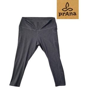 Prana‎ Cropped Stretch Leggings Women's Plus 3X Yoga Hiking Fitness Activewear